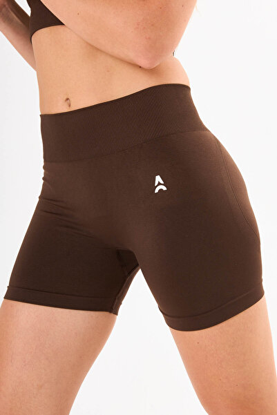 Archrise Espresso Crush Corset Biker Short Kahverengi