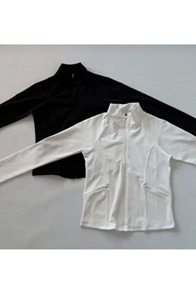 DEEFWEAR Parmak Detaylı Dar Kalıp Street Y2K Crop Hırka