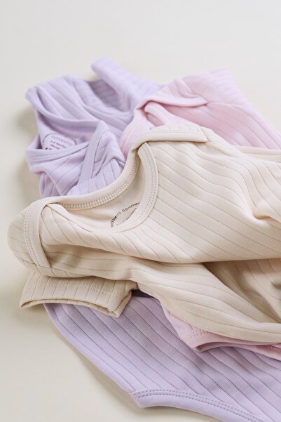 Bondberro Set of 3 100% Cotton Camisole Baby and Children's Envelope Collar Bodysuit & Bodysuit