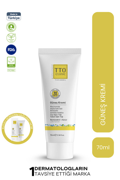 TTO Clınıc Leke Karşıtı Güneş Koruyucu Krem 50 Spf 70 ml