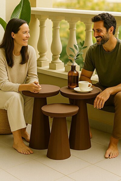 Home PRENSES AHŞAP PUDRA PEMBE BOYALI VERNİKLİ MANTAR,YAN,ORTA SEHPA