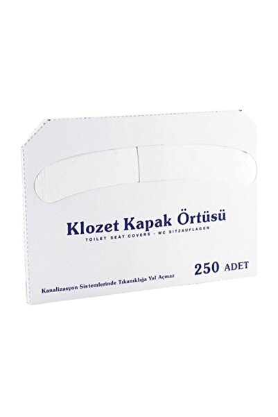 Tek Kullanımlık Klozet Kapak Örtüsü Hijyenik 250li Wc Örtüsü