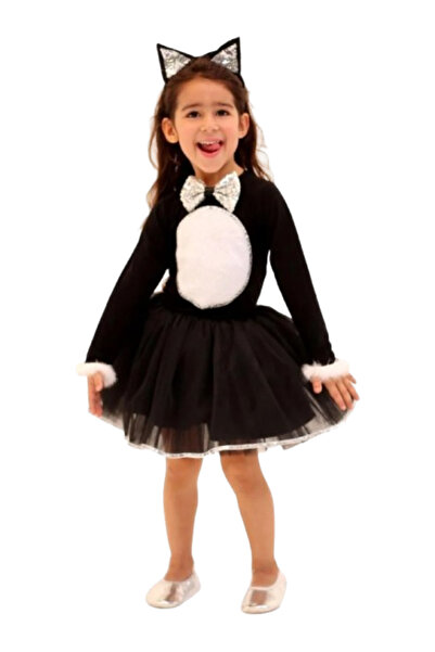 DODOMAR Pisică GALA, fetiță A10-11 VÂRSTĂ, bărbat negru cu papion și coroană