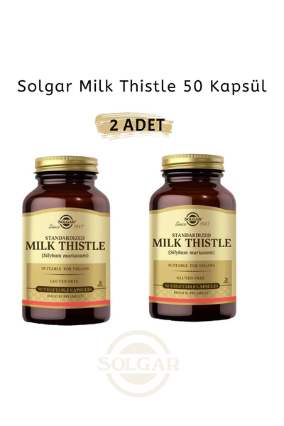 Solgar Milk Thistle 50 Kapsül 2 ADET