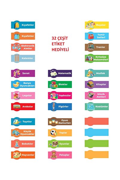 decosense 8 Çekmeceli Çok Amaçlı Oyuncak Dolabı ve Saklama Ünitesi – Çocuk Odası Düzenleyici ETİKET HEDİYELİ