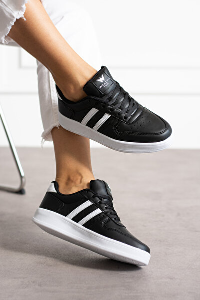 eformoda by emre yılmaz Siyah Beyaz Unisex Sneaker JH176