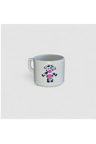 OEM sevimli kupa bardak 3D inek figürlü bardak el yapımı kupa bardak hediyelik kupa bardak