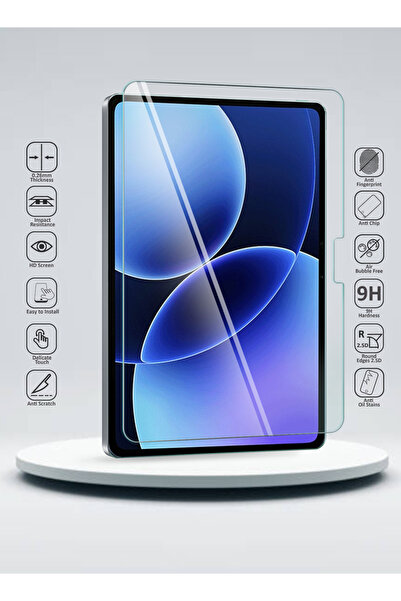 Wtech Xiaomi Pad 8 / 8 Pro 2025 (11.2 inch) Premium Series Curved Edges Tempered Glass 2 Pack - Clear