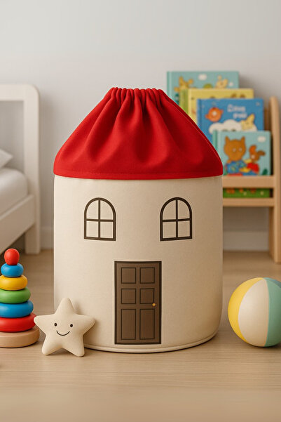 Mama Yoyo Baby&Kids Household Multi-Purpose Toy Storage Bag Dirty Laundry Basket Organizer 33*60cm Thick Canvas