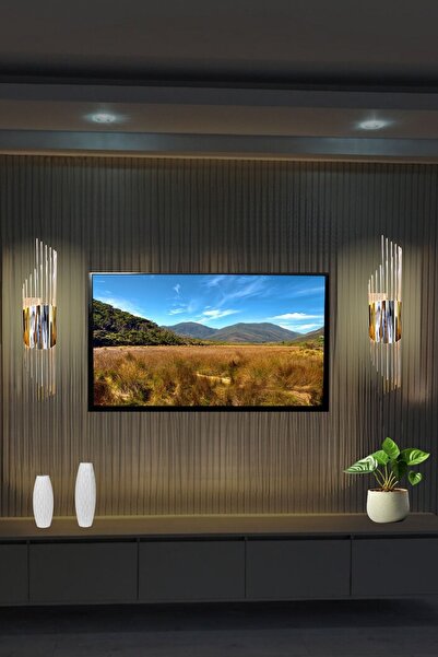 nazarium Sarkıt Aplik Gümüş, Duvar Aplik, Pilli Aplik Led Ampüllü Tekli Duvar Lambası, Ev Otel Aplik