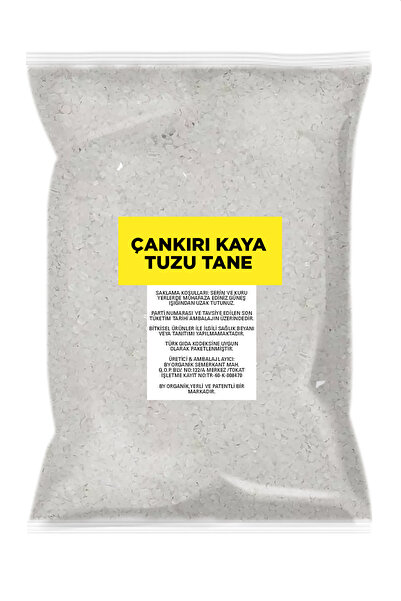 BY ORGANİK Çankırı Kaya Tuzu Tane 1 Kg