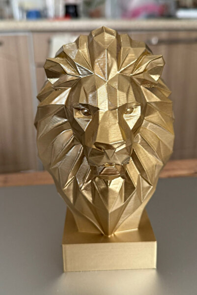 APJ STORE SINCE 2020 Dekoratif Aslan Büst Heykelcik Ofis, Salon, Ev Dekorasyo...