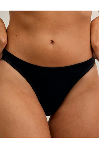 IPL Kadın Külot,Kadın BRAZİLLİAN 5`li Siyah Pamuklu külot