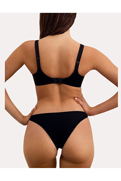 IPL Kadın Külot,Kadın BRAZİLLİAN 5`li Siyah Pamuklu külot