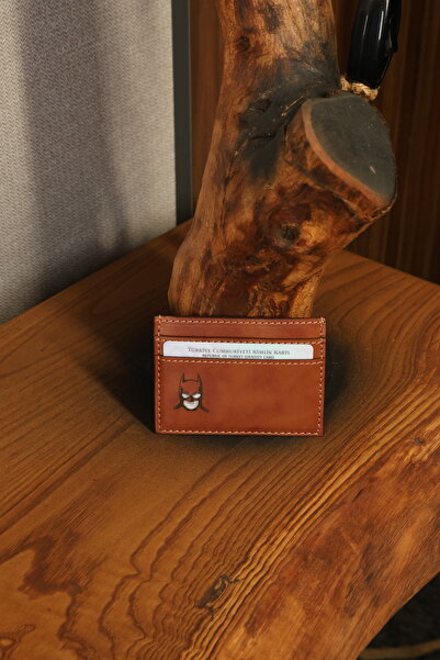 ABAR Batman Baskılı Kimlik Uyumlu Cüzdan, El Yapımı Kartlık, Batman Figürlü, ...