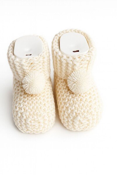 mini mia Soft Knitted Baby Booties Warm and Cute