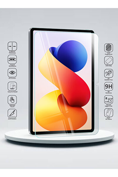 Wtech Xiaomi Redmi Pad 2 Pro 2025 (12.1 inch) Premium Series Curved Edges Tempered Glass - Clear