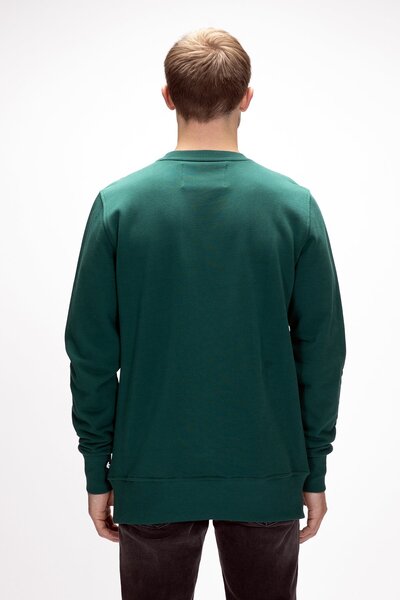 Bad Bear Corner Green Crewneck Men's Sweatshirt