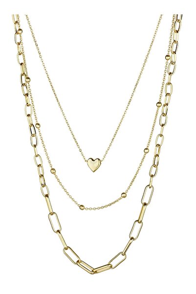 Klips Concept قلادة ثلاثية بتفاصيل قلب