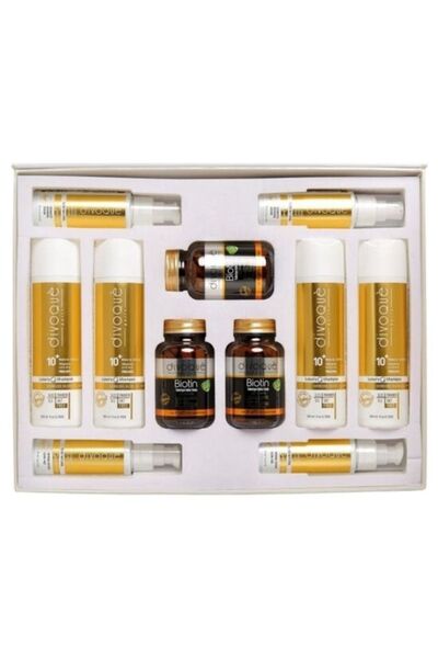 DIVOQUE Mega Saç Bakım Seti - Şampuan+ Procapil Sprey+ Ozon Yağı+ Biotin Tablet