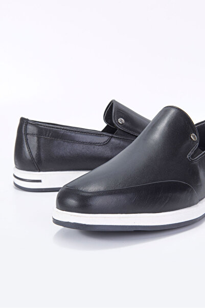 Vantaggio Мъжки обувки от 100% естествена кожа в неоново черно