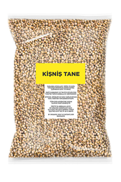 BY ORGANİK Kişniş Tane 100 gr ( Elenmiş )