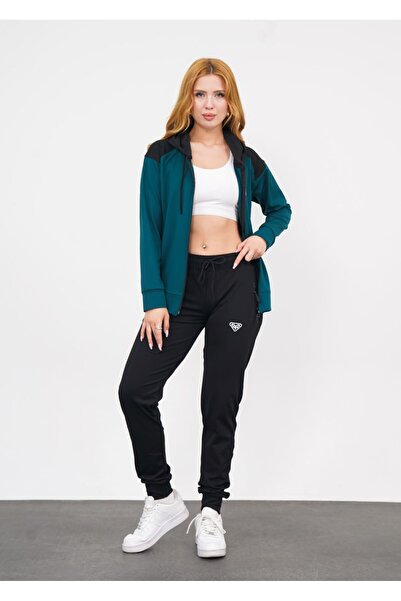 LF LAST FASHION Σετ γυναικεία αθλητική φόρμα με κουκούλα 2 τεμαχίων