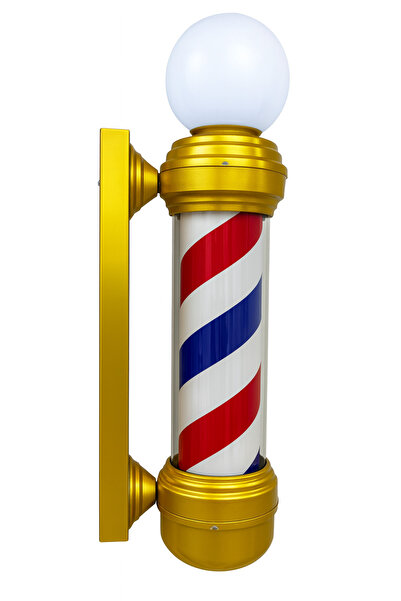 lionberberdiregi Gold Tepelambalı Berber Direği %100 Yerli Üretim