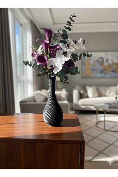 TIGEA Accessories VASĂ DECORATIVĂ SPIRALĂ TWIST PENTRU SUITĂ/SUFRAGERIE