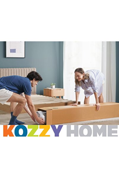 KOZZY HOME Air-Conditioned, Non-Sweating, down Sleeping Pad, Can Be Used in Summer and Winter, Double-Sided (Medium Hard) Thickness 7cm