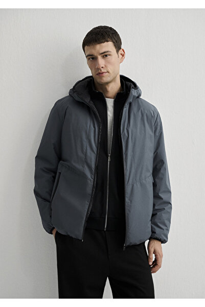 Mavi Su İtici Lacivert Şişme Mont 0110354-80776