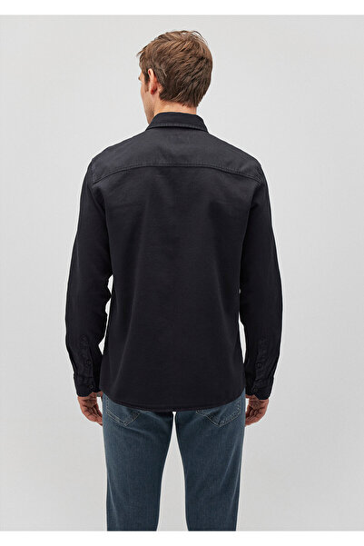 Mavi Siyah Gömlek Slim Fit / Dar Kesim 0211091-900