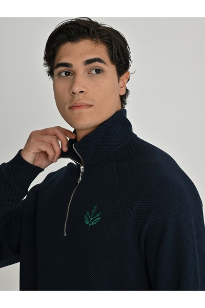 Fenerbahçe S.K. 25/26 Trend Gipe Erkek Суитшърт LACİVERT