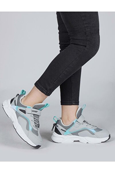 Kocamanlar Ayakkabı Jump 29605 Gray Orthopedic Children's Sneakers