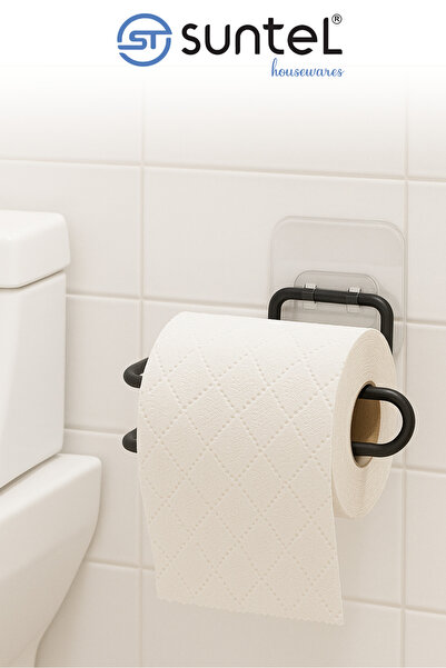 SUNTEL BANYO MUTFAK AKSESUARLARI Μοντέρνα αυτοκόλλητη θήκη χαρτιού υγείας - Π...