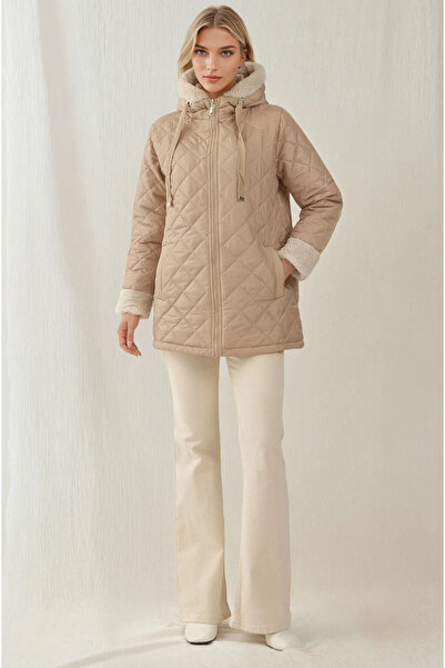 Hiccup Bdart Hooded Long Puff down Jacket