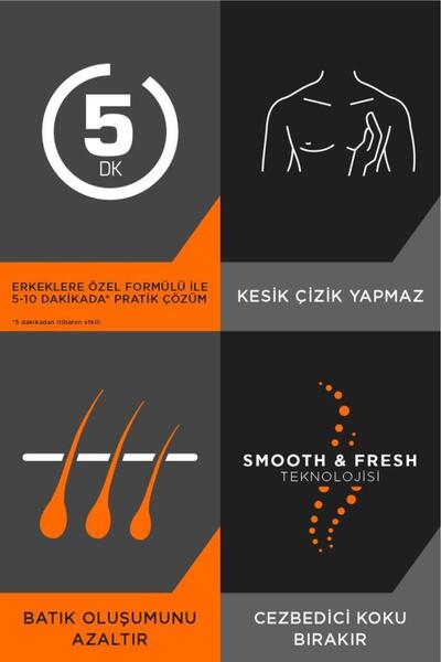 Veet Men Erkeklere Özel Tüy Dökücü Krem Hassas Ciltler 200ml X3