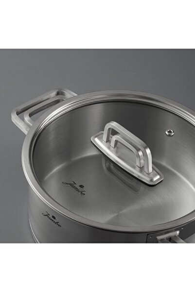 Jumbo Montreal 8 Parça Mat Çelik Tencere Seti