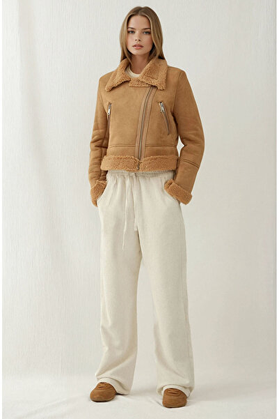 Hiccup BDART Яке с шалче и прилепваща кройка от изкуствена кожа