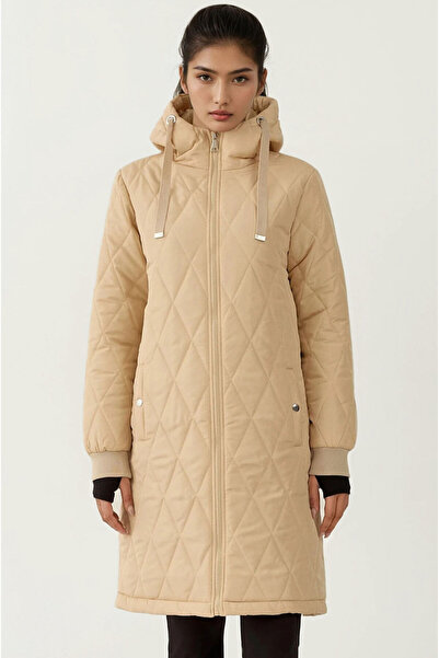 Hiccup Παλτό BDART με μακριά κουκούλα από γκαμπαρντίνα