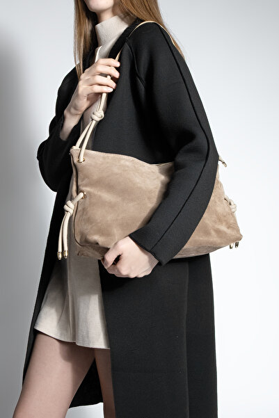 Marjin Geantă de mână și de umăr pentru femei din piele naturală cu buzunar i...