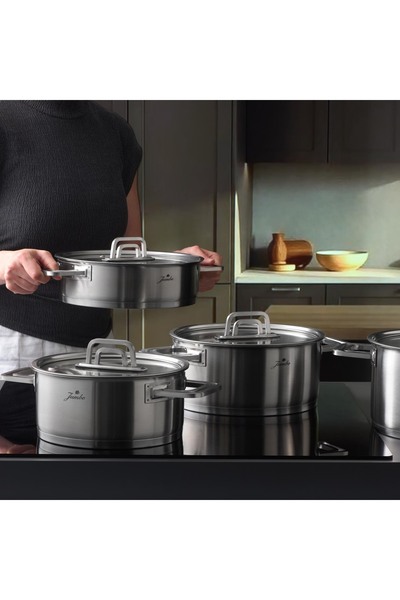Jumbo Montreal 8 Parça Mat Çelik Tencere Seti