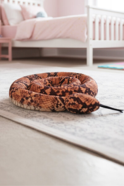 ROZİTOYS Plush Snake Toy Realistic Figure Snake Gift Toy