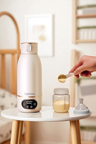 Digithome Go Smart Taşınabilir Çelik Mama Biberon Su Isıtıcısı (35-100 C°) 500 ML DGT-102- HYT