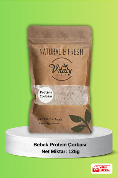 Vitaly Gurme Bebek Protein Çorbası 125 g – Doğal ve Dengeli Besleyici Ek Gıda...