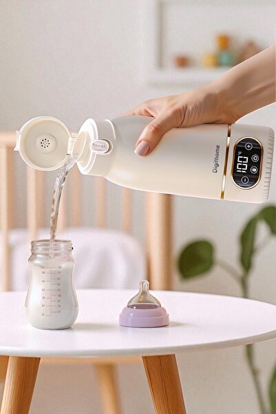 Digithome Go Smart Taşınabilir Çelik Mama Biberon Su Isıtıcısı (35-100 C°) 500 ML DGT-102- HYT