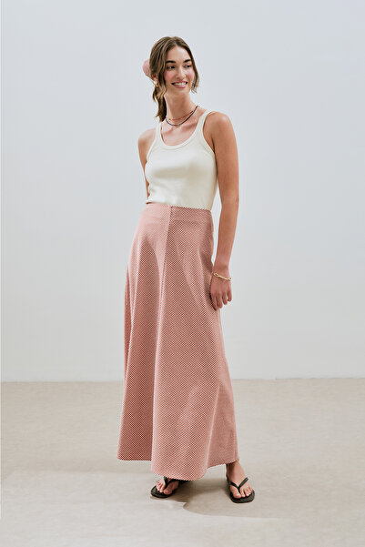 Manuka PÖTİKARELİ ETEK KİREMİT