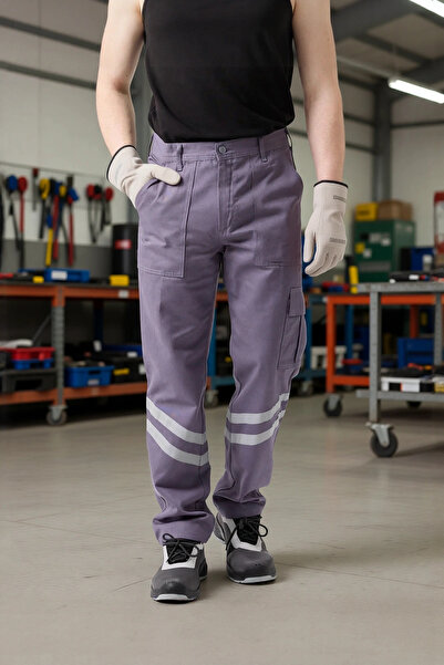 PayBuy Cotton Is Safety Pants Summer Royal Summer Reflective Work Pocket Ligh...