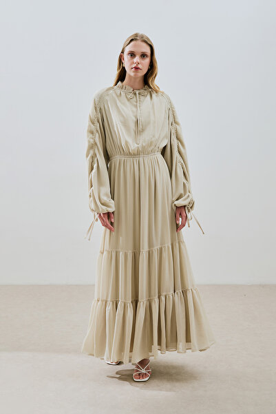 Manuka ΜΑΚΡΥ ΦΟΡΕΜΑ ΣΤΡΑΠΕΡΑΤΟΥ ΣΤΥΛ ΑΔΑΖΑΙ