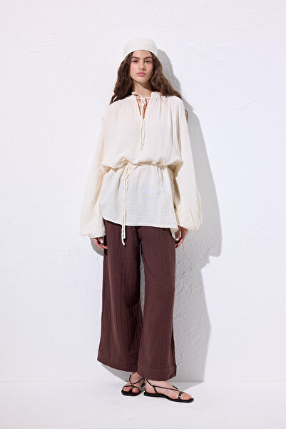 Manuka ΜΟΥΣΛΙΝΑ ΚΟΡΔΟΝΙΑ ΜΠΛΟΥΖΑ ΜΠΕΖ